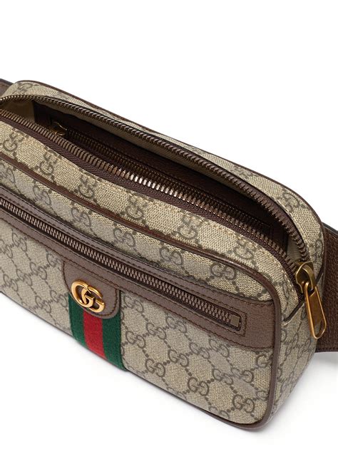 gucci black belt bag mens|Gucci ophidia bum bag.